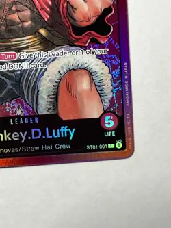 Monkey.D.Luffy ST01-001 One Piece Starter Deck 1 Straw Hat Crew - Image 5