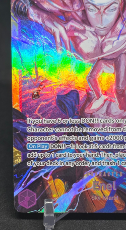 One Piece TCG Adventure on Kami's Island Enel OP15-118 SEC Secret Rare - Image 2
