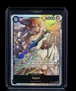 Bandai One Piece CCG Nami Character OP15-086 8 Cost 6000 Power - Image 1