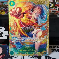 Namco Monkey.D.Luffy OP13-118 Secret Rare Foil Carrying on His Will Double Atta… - Image 1