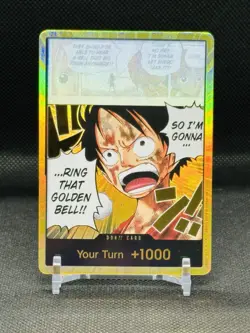 One Piece Gold DON!! OP15 ENGLISH Luffy Golden Bell - Adventure On Kamis Island - Image 1