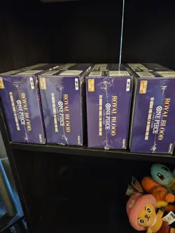 Lot of (4) One Piece English OP-10 Royal Blood Booster Boxes Sealed - Image 1
