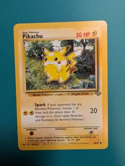 Pokemon Card 1999 Jungle Common Pikachu 60/64 NM - Image 1