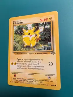 Pokemon Card 1999 Jungle Common Pikachu 60/64 NM - Image 2