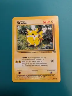 Pokemon Card 1999 Jungle Common Pikachu 60/64 NM - Image 3