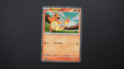 Charmander 020/217 Holo Pokemon Card – Double Swirl Holo – Near Mint/Mint - Image 1