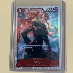 OP10-005 Sanji SR One Piece Card Game Royal Blood TCG English Playset - Image 1