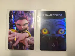 McDonalds K-pop Demon Hunters Huntrix Photocard - Rumi & Unused Derpy Code Card - Image 1