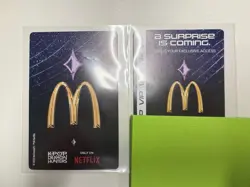 McDonalds K-pop Demon Hunters Huntrix Photocard - Rumi & Unused Derpy Code Card - Image 2