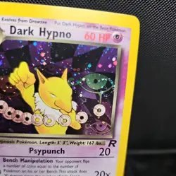 Dark Hypno - 9/82 - Pokemon Team Rocket Unlimited Holo Rare Card WOTC LP Vintage - Image 2