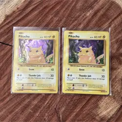 Pokemon TCG 2016 Pikachu Holo Basic Card Lot (2) - 35/108 - Image 1