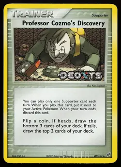Professor Cozmo's Discovery 90/107 Reverse Holo Stamped Deoxys Pokemon Card - Image 1