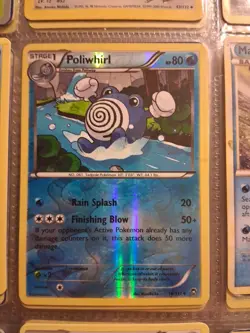 Pokemon TCG Mixed Card Lot Of 9, Poliwhirl Holo - Image 2
