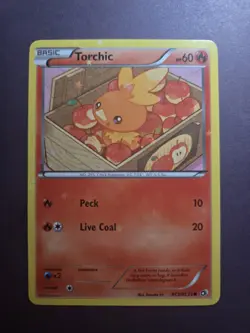 Pokemon TCG Torchic Holo Card RC5/RC25 Legendary Treasures Radiant Collection - Image 1