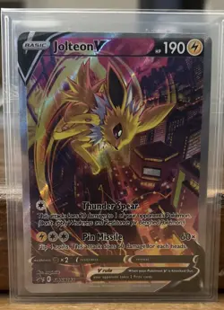 Jolteon V SWSH183 SWSH: Sword & Shield Promo Cards Holo - Image 1