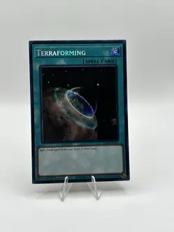 YuGiOh Terraforming RA04-EN084 Secret Rare 1st Edition - Image 1