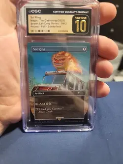 Sol Ring (0912) Secret Lair Drop Foil Twisted Metal CGC Graded Pristine 10 - Image 1