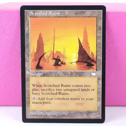MTG Magic The Gathering Scorched Ruins Weatherlight MP - Image 1