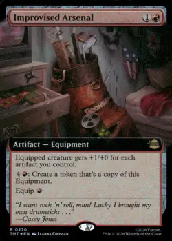 Improvised Arsenal (Extended Art) Normal R Teenage Mutant Ninja Turtles 270 NM - Image 1