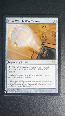 That Which Was Taken The List Reprints Regular - Image 1