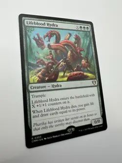 MTG TCG Lifeblood Hydra Commander Masters Regular - Image 3