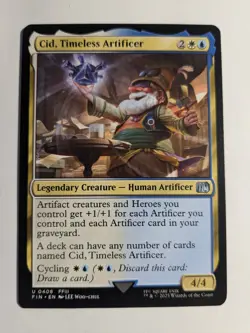 Cid, Timeless Artificer (0408) Final Fantasy Regular MtG Non Foil - Image 1