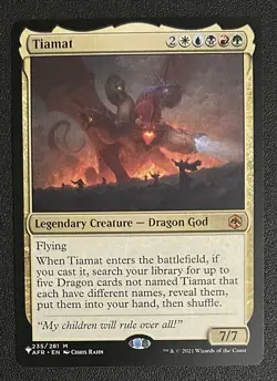 MtG ‘Tiamat’ The List-Adventures … Forgotten Realms reprint WotC unplayed NM - Image 2