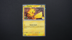 Pikachu 051/162 Holo Pokemon Card – Multi Swirl Holo – Near Mint/Mint - Image 1