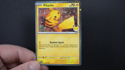Pikachu 051/162 Holo Pokemon Card – Multi Swirl Holo – Near Mint/Mint - Image 3