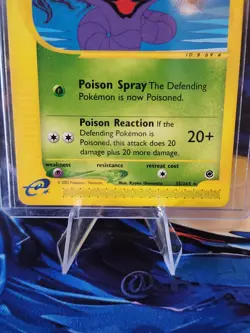 Pokemon TCG Arbok Expedition Base Set Regular Rare non holo Card 35/165 - Image 4