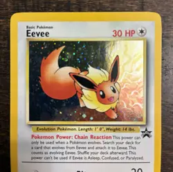 Pokemon - Eevee - #11 WOTC Black Star Promo - Holo Promo - Near Mint Vintage - Image 2