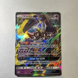 Pokemon Lunala GX 66/149 SM Base Set Ultra Rare Full Art Holo 250HP - Image 1