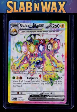 Pokemon tcg SV07: Stellar Crown Galvantula ex #159/142 - Image 1