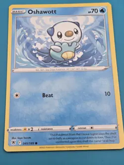 Oshawott 041/189 Common Sword & Shield: Astral Radiance Pokemon TCG NM - Image 1