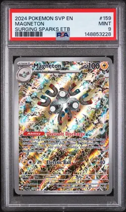 2024 Pokemon SVP en Magneton Surging Sparks ETB #159 PSA 9 - Image 1
