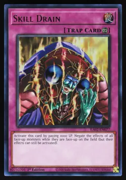 Skill Drain (UR) RA02-EN077 Yugioh TCG Card Ultra Rare NM - Image 1
