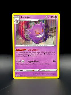 Gengar 085/202 Holo Rare Swsh01: Sword & Shield Pokemon TCG NM - Image 1