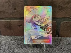 Pokemon TCG Sun and Moon Base Set Holo Trainer Lillie (Full Art) 147/149 NM - Image 1