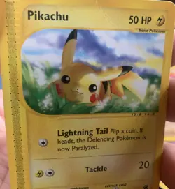 Pikachu 124/165 Expedition Pokemon Card e-Series Vintage WOTC Common - Lp/Vlp - Image 2