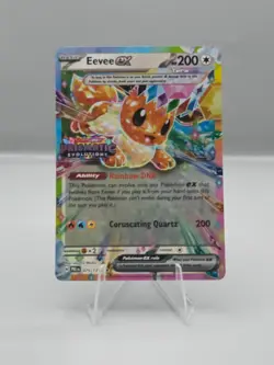 Pokemon TCG Eevee ex Stamped Promo Prismatic Evolutions 75/131 - Image 1