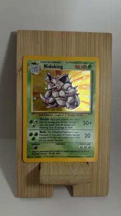 Pokemon TCG Nidoking Base Set 11/102 Holofoil Rare LP - Image 1