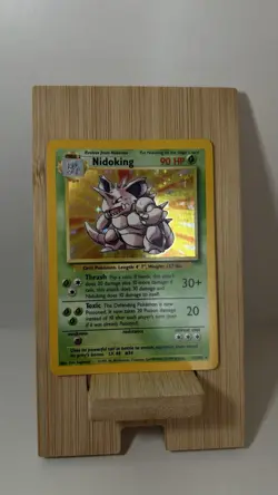 Pokemon TCG Nidoking Base Set 11/102 Holofoil Rare LP - Image 2