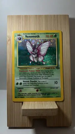 Pokemon TCG Venomoth Jungle Set 3/64 Unlimited Holo Rare - Image 1