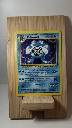 Pokemon TCG Poliwrath Base Set Holo Rare 13/102 MP - Image 1