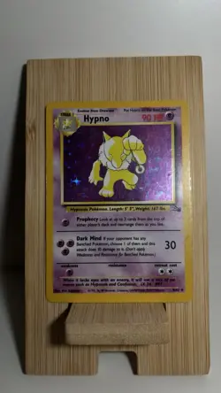 Pokemon TCG Hypno Fossil Holo Rare Unlimited 8/62 MP - Image 2