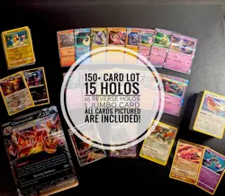 Pokemon Card Lot 150+ Cards | 15 Holos + 15 Reverse + More | All Cards Shown Inc - Image 2