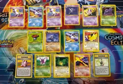 Vintage Pokemon Card Lot WOTC Cards Articuno Machamp Articuno Haunter - Image 1