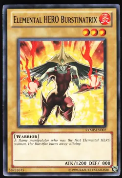 Elemental HERO Burstinatrix RYMP-EN002 Yugioh TCG Card Common UNLIMITED LP - Image 1