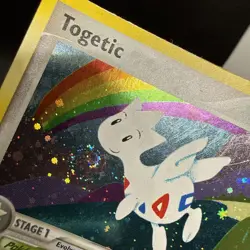 Togetic HOLO EX Team Rocket Returns 14/109 Pokemon TCG NM/LP Raw Swirl 💫 - Image 3