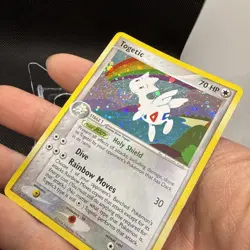 Togetic HOLO EX Team Rocket Returns 14/109 Pokemon TCG NM/LP Raw Swirl 💫 - Image 4